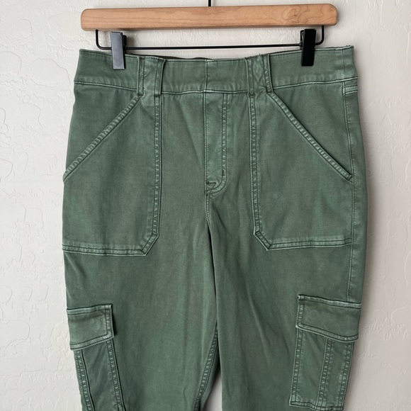 Spanx stretch twill high rise cargo pants XL - Picture 8 of 12